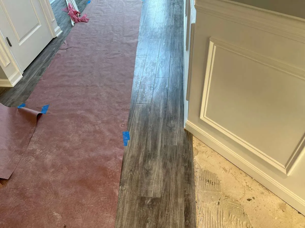 Completed marble shower restoration in Tupelo